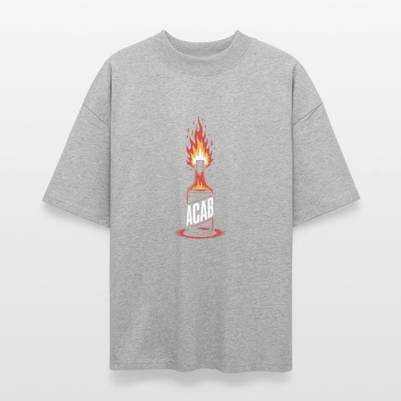 Fiery ACAB Bottle Illustration