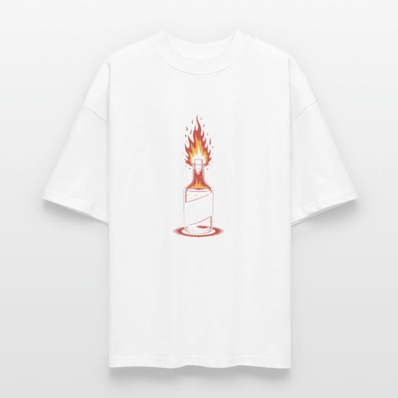 Fiery ACAB Bottle Illustration