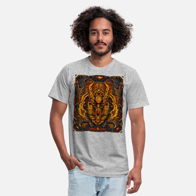 Fiery Mecha Bitcoin Titan