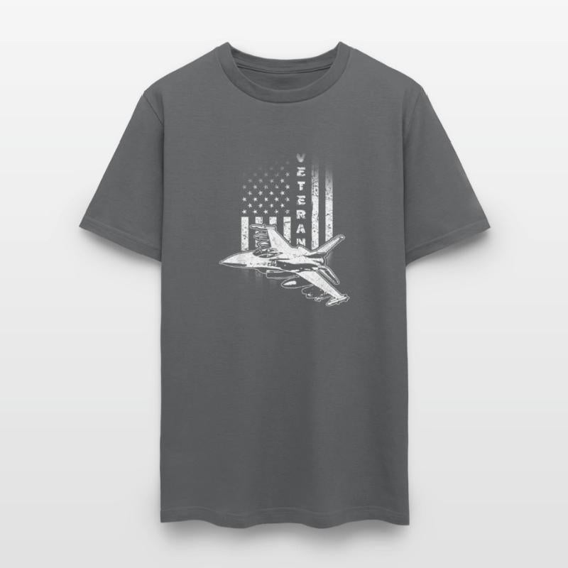 Fighter Jet Veteran Pilot Crew Military Us Flag