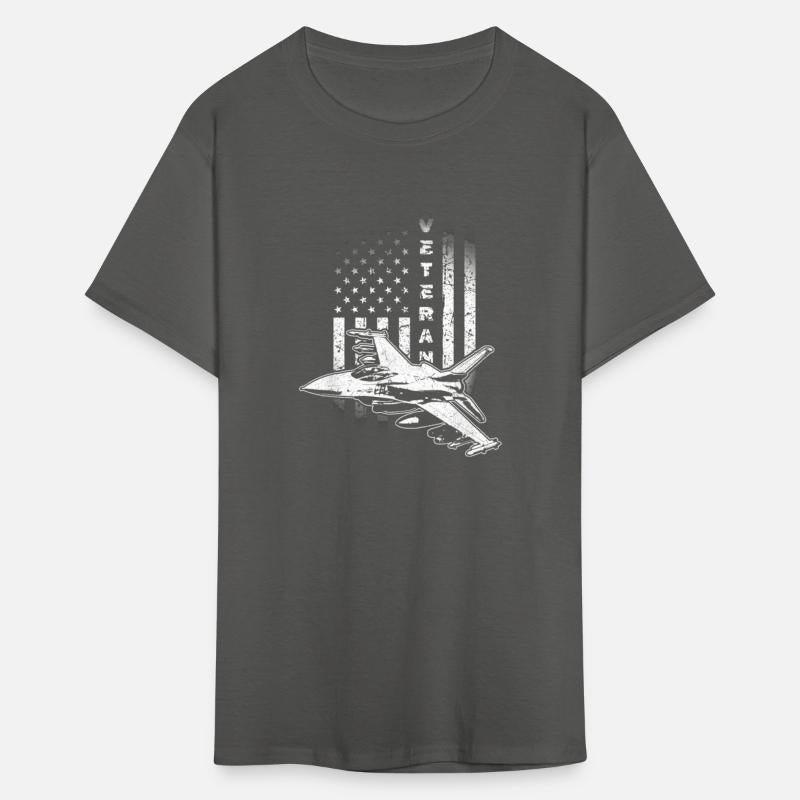 Fighter Jet Veteran Pilot Crew Military Us Flag