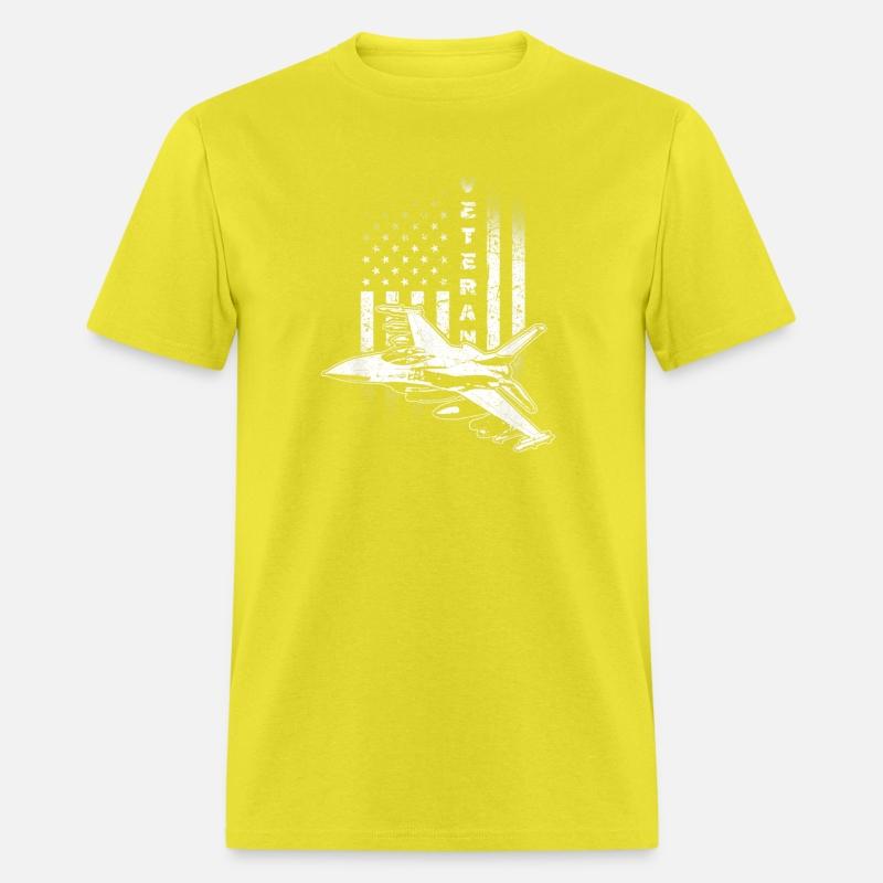 Fighter Jet Veteran Pilot Crew Military Us Flag