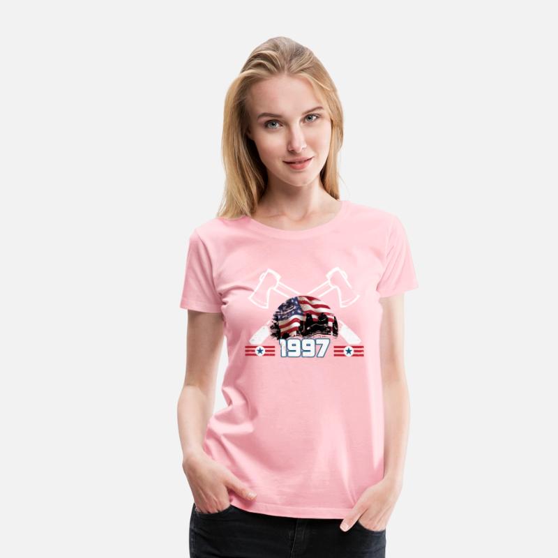 Fireman Firefighter Born In 1997 26 Usa Flag