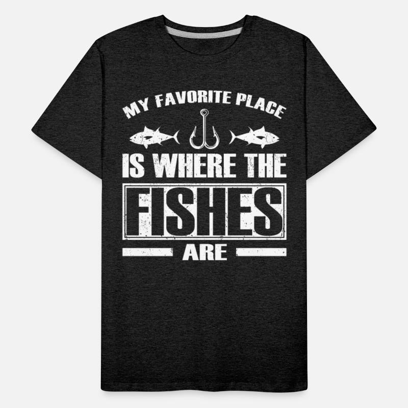 Fishing favorite place where fishes are fisherman