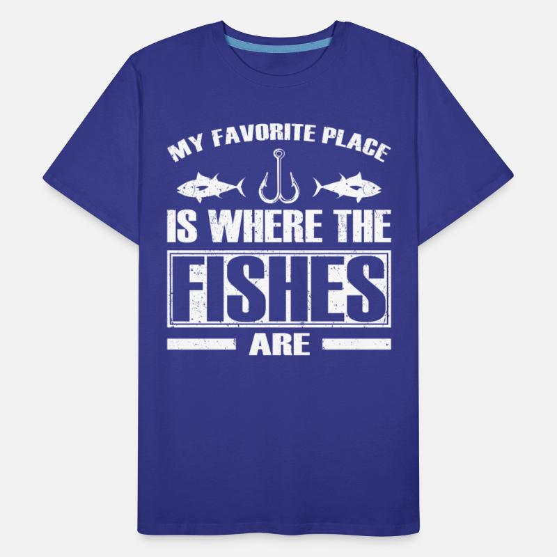 Fishing favorite place where fishes are fisherman