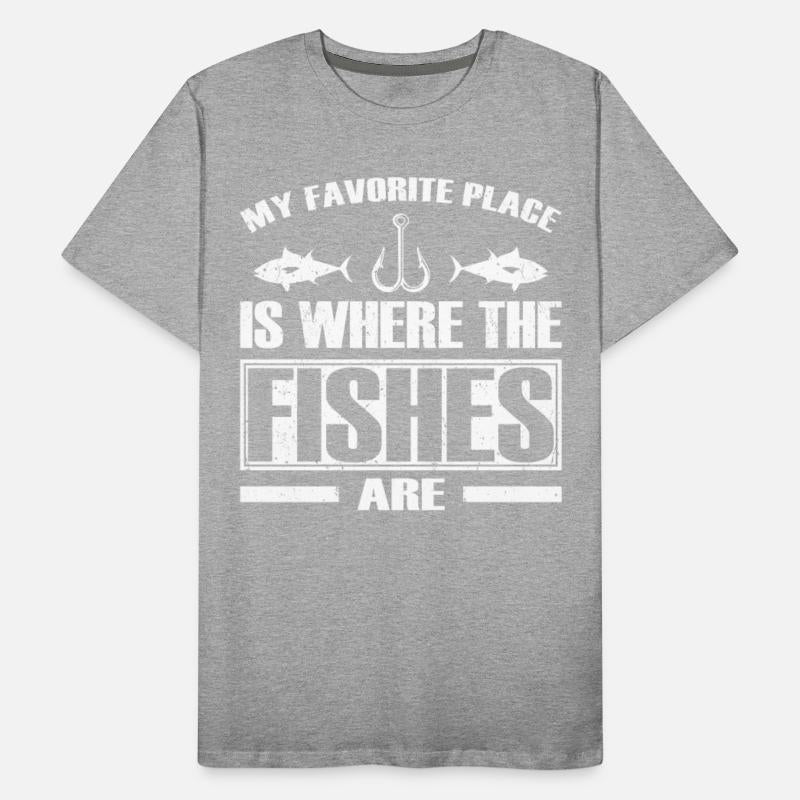 Fishing favorite place where fishes are fisherman