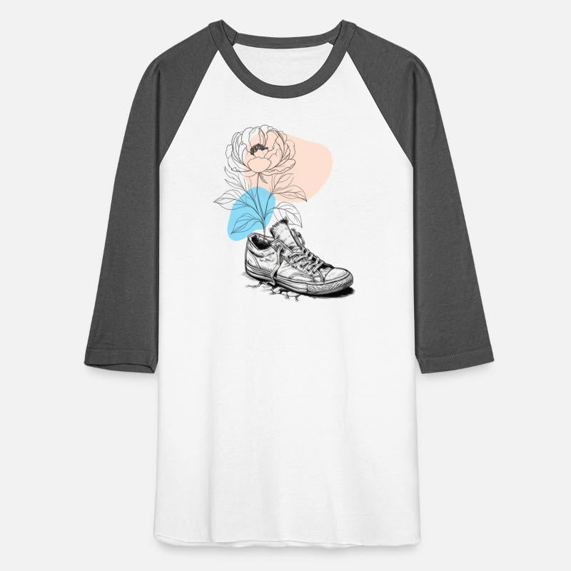 Floral Rebirth Waste to Wonder Eco Tee Hand Drawn