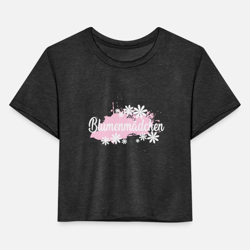 Flower Girl with pink Color Blob