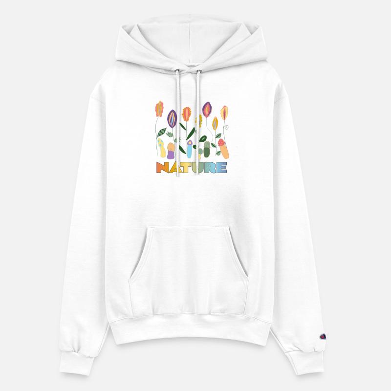 Flower Meadow with Mushrooms. Body Positivity.