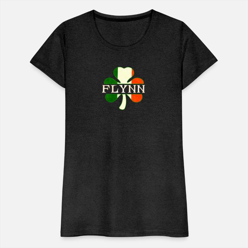 Flynn Irish Surname Ireland Flag Shamrock