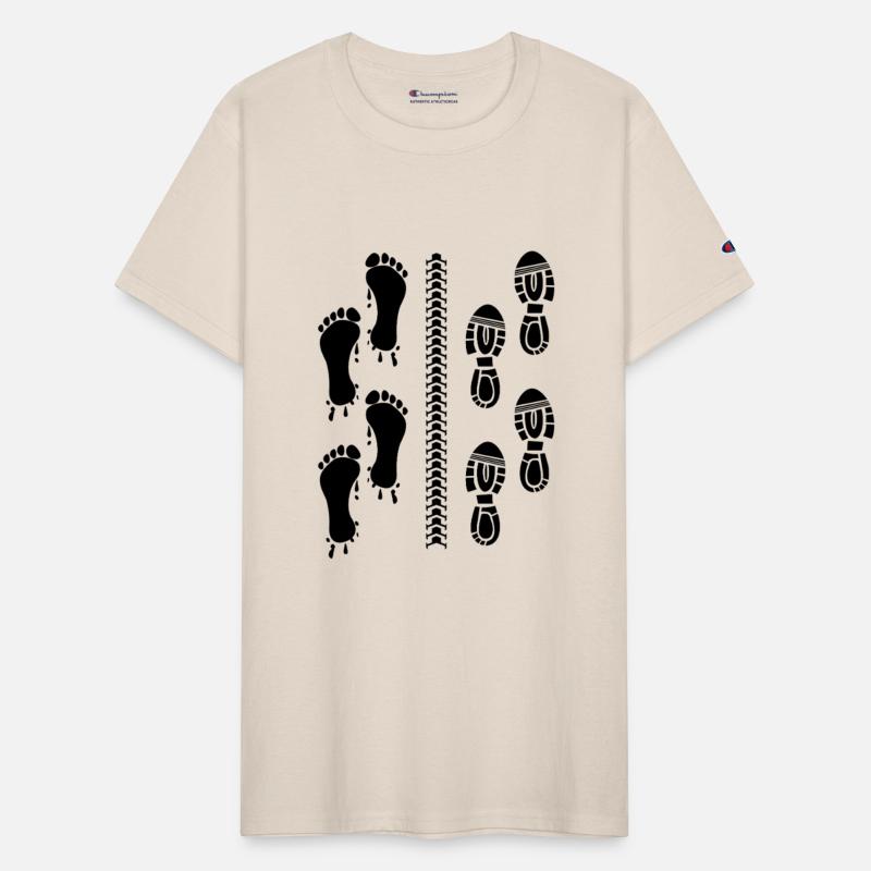 Foot Print Of Triathlete