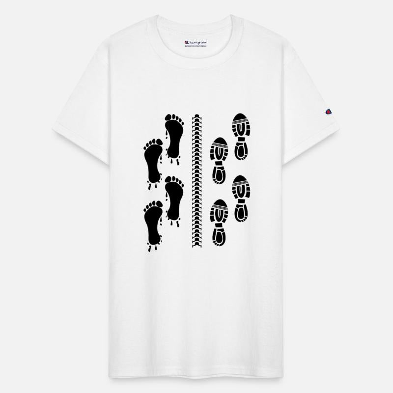 Foot Print Of Triathlete