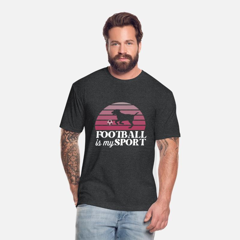 football is my sport|funny dog football tshirt