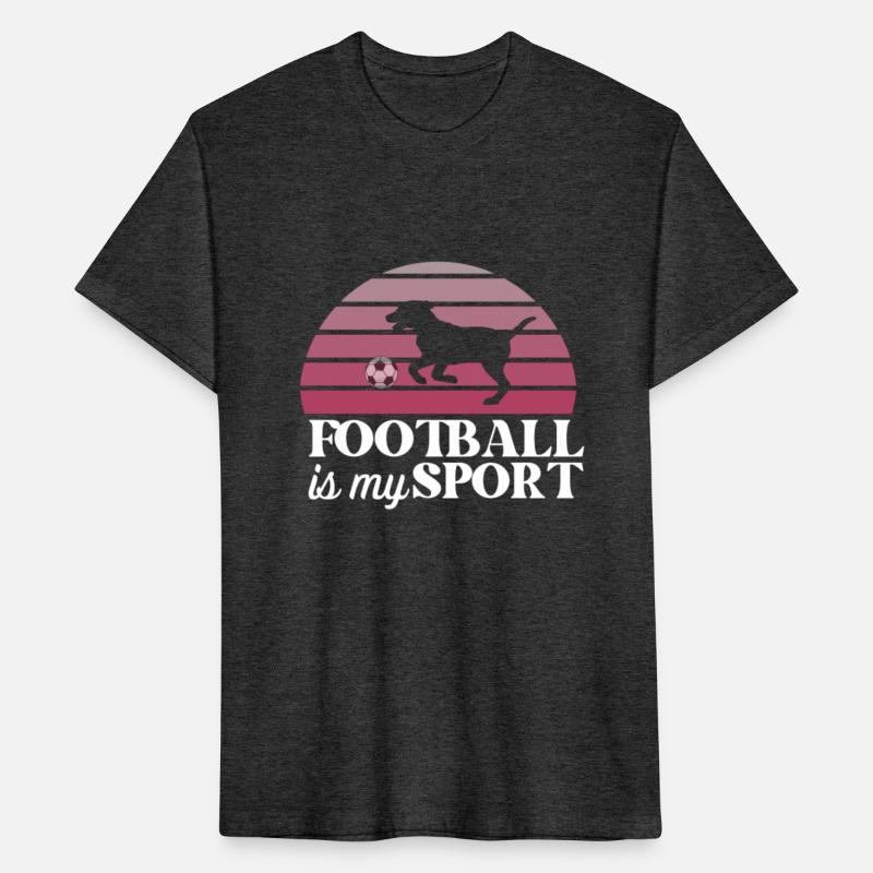 football is my sport|funny dog football tshirt