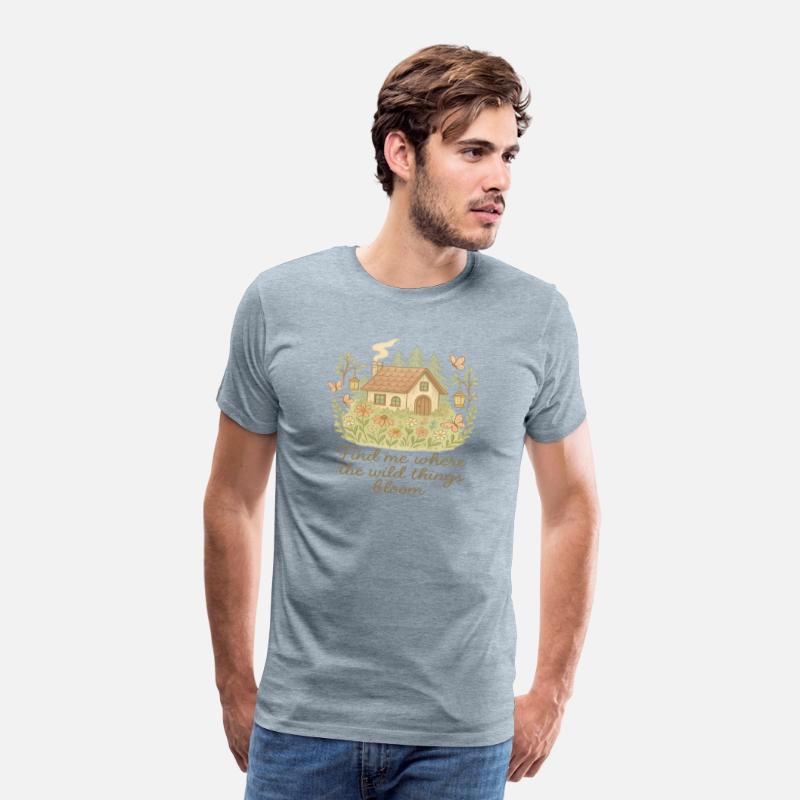 Forest Cottage Bloom – Boho Nature Tee