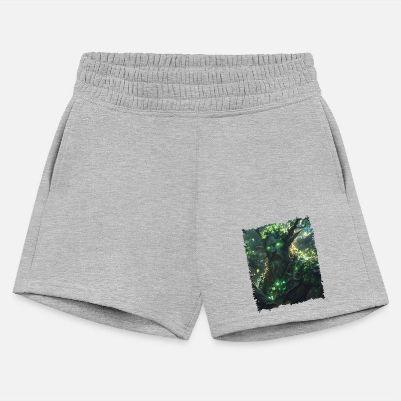 Forest Spirit with Green Nature Magic and Power