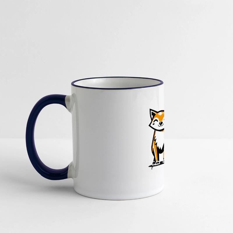 fox in stencil graffiti design