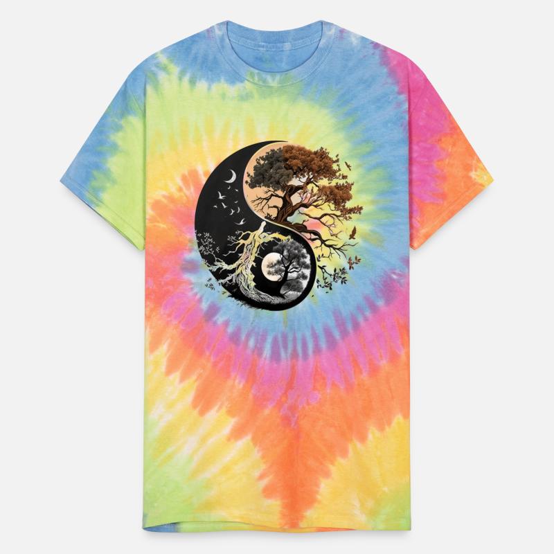 Fractal Moon Phase Tai Chi Women Men Tree of Life