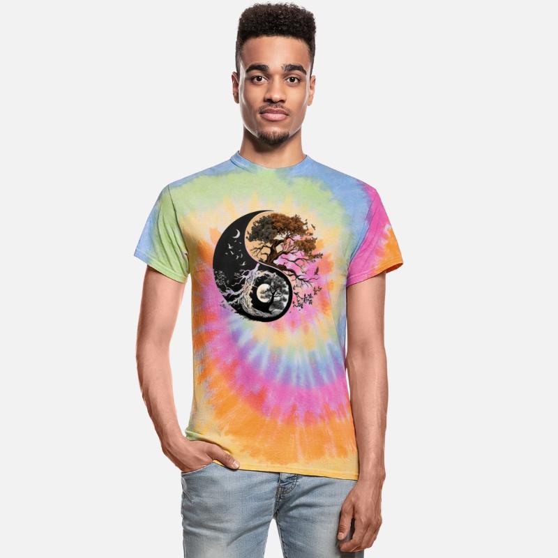 Fractal Moon Phase Tai Chi Women Men Tree of Life