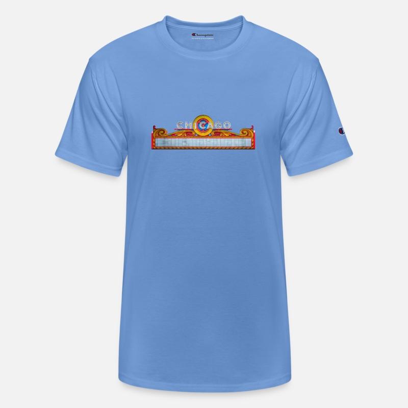 Front Chicago Theatre Marquee Day