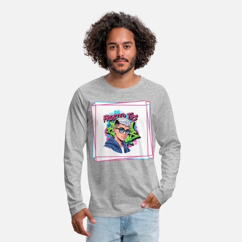 Frosted Tips Graffiti Portrait