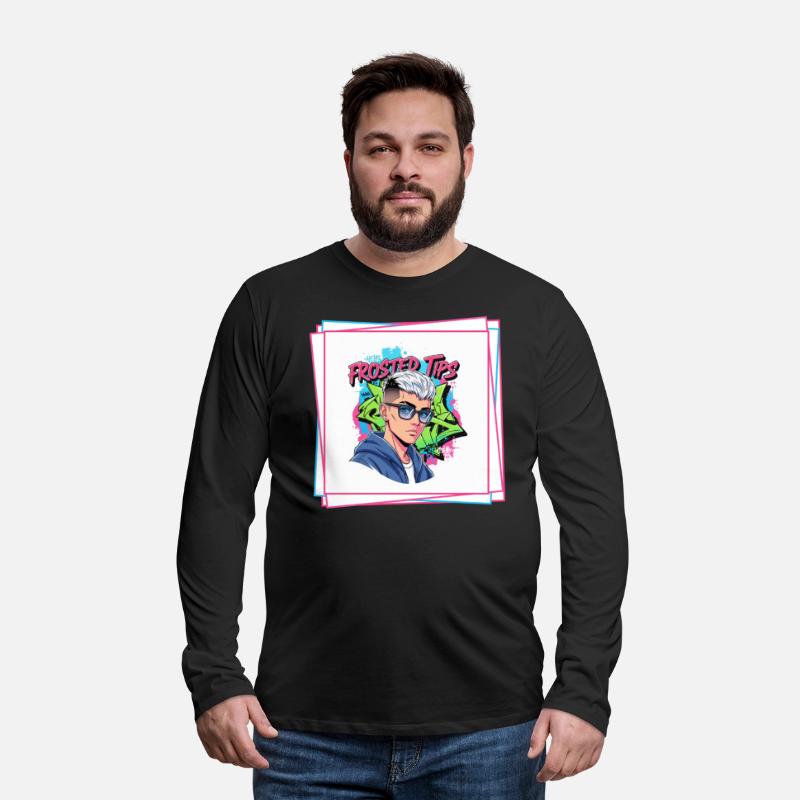 Frosted Tips Graffiti Portrait