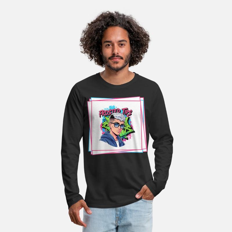 Frosted Tips Graffiti Portrait