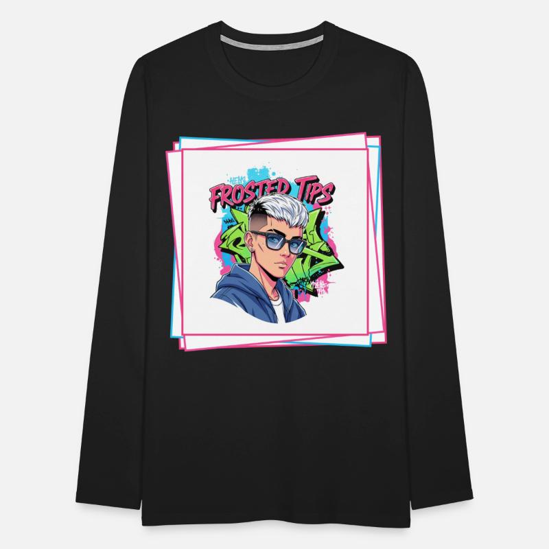 Frosted Tips Graffiti Portrait