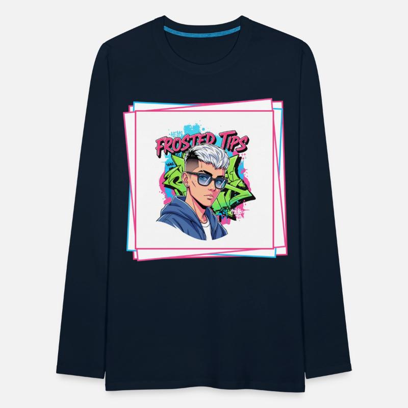 Frosted Tips Graffiti Portrait