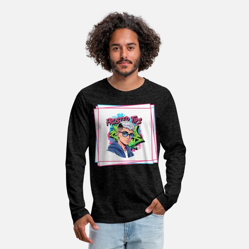 Frosted Tips Graffiti Portrait