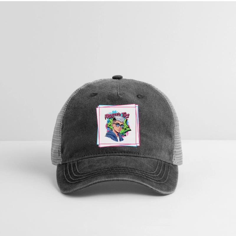 Frosted Tips Graffiti Portrait