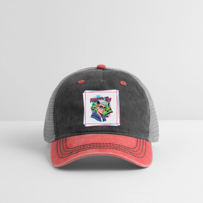 Frosted Tips Graffiti Portrait