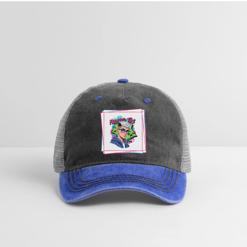 Frosted Tips Graffiti Portrait