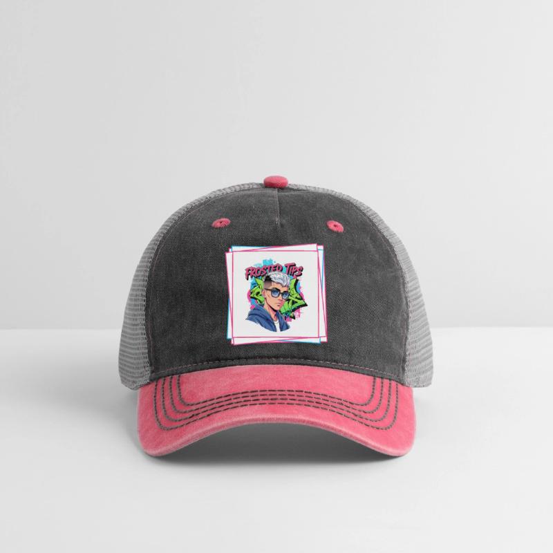 Frosted Tips Graffiti Portrait