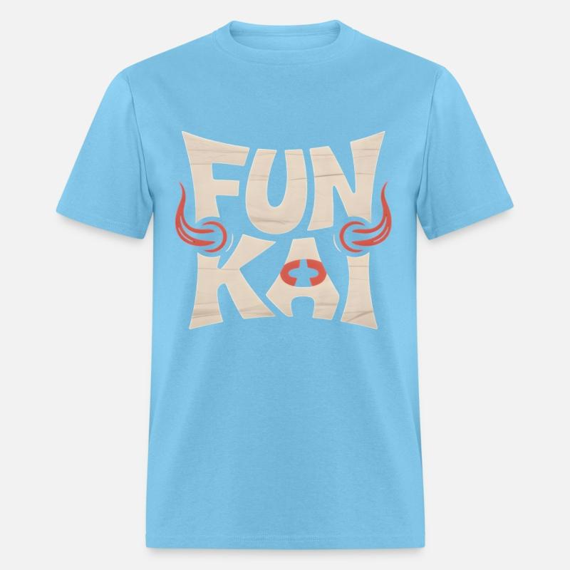 FUN KAI Tribal Typography – Bold Logo Tee