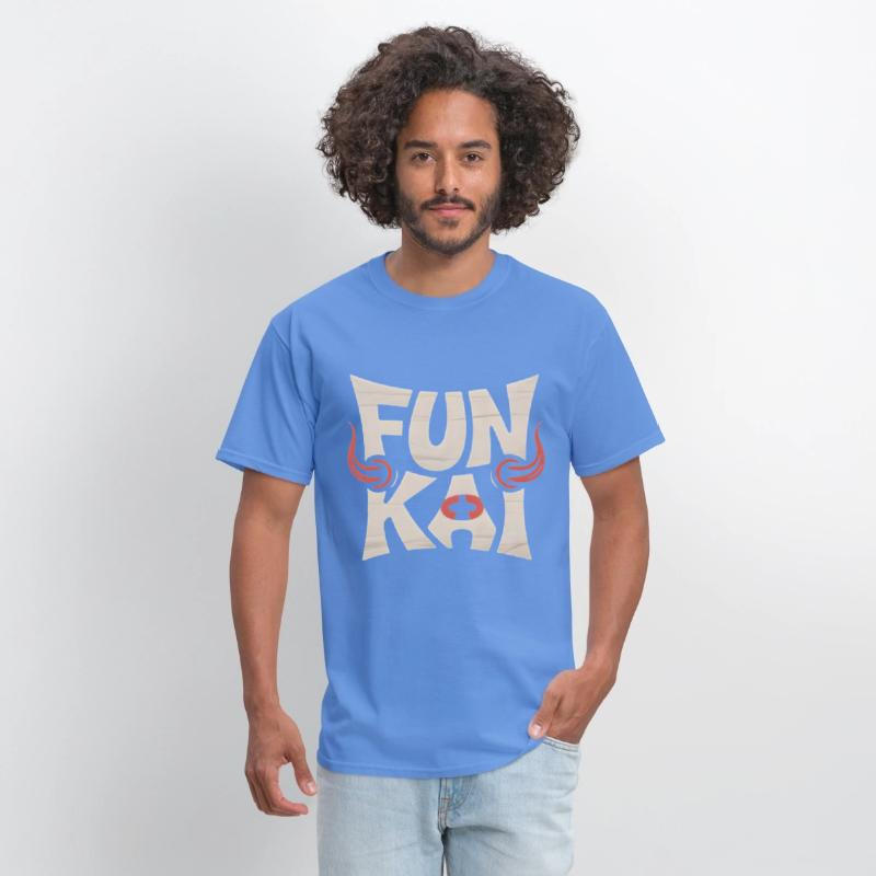 FUN KAI Tribal Typography – Bold Logo Tee
