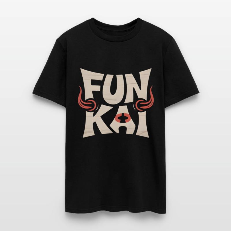 FUN KAI Tribal Typography – Bold Logo Tee