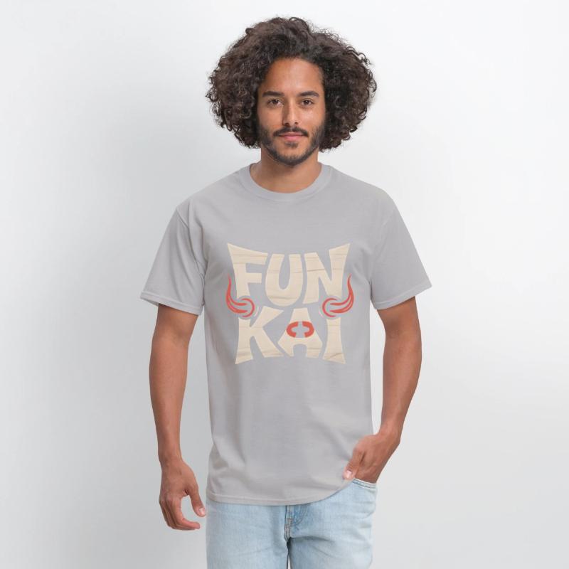 FUN KAI Tribal Typography – Bold Logo Tee