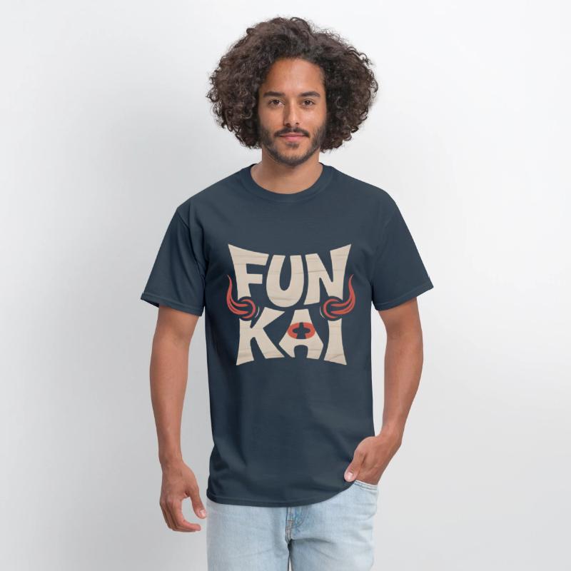 FUN KAI Tribal Typography – Bold Logo Tee
