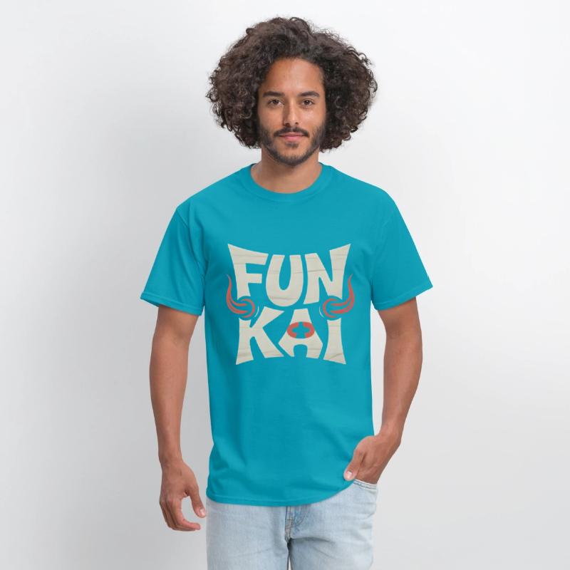 FUN KAI Tribal Typography – Bold Logo Tee