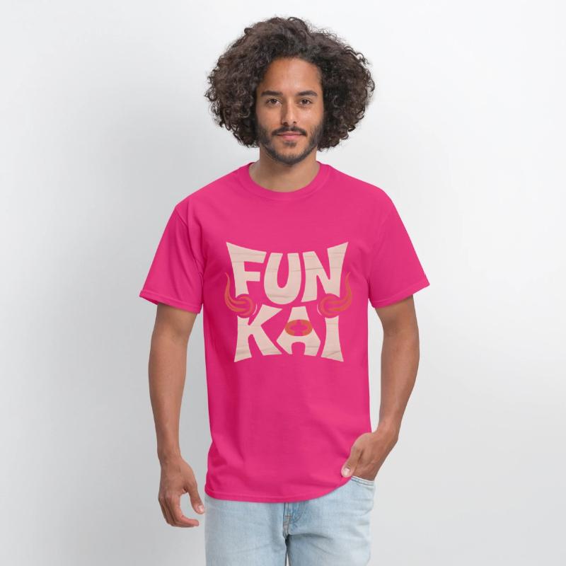 FUN KAI Tribal Typography – Bold Logo Tee