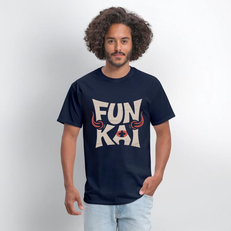 FUN KAI Tribal Typography – Bold Logo Tee