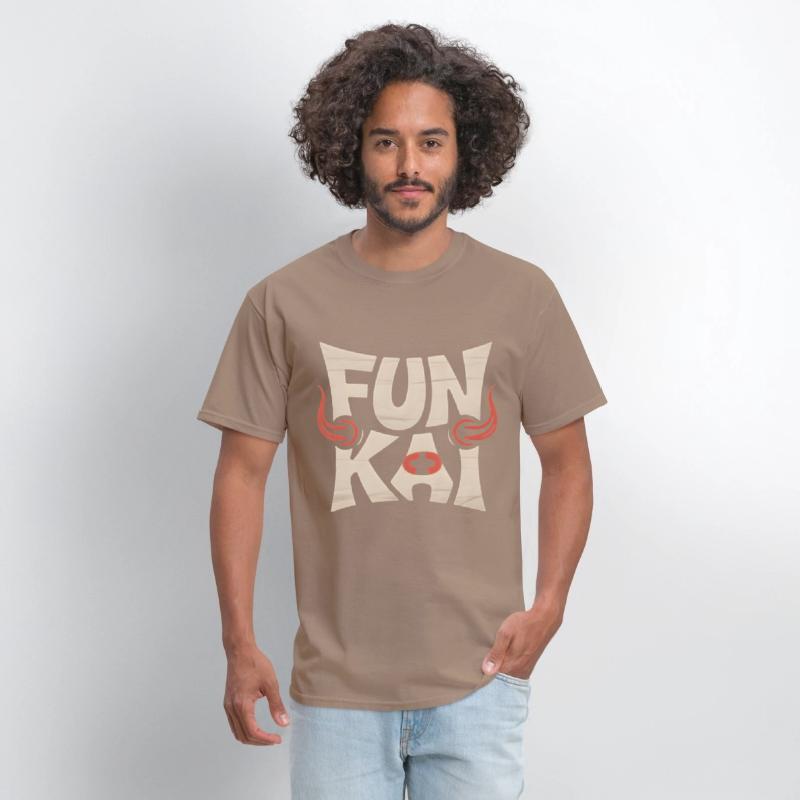 FUN KAI Tribal Typography – Bold Logo Tee