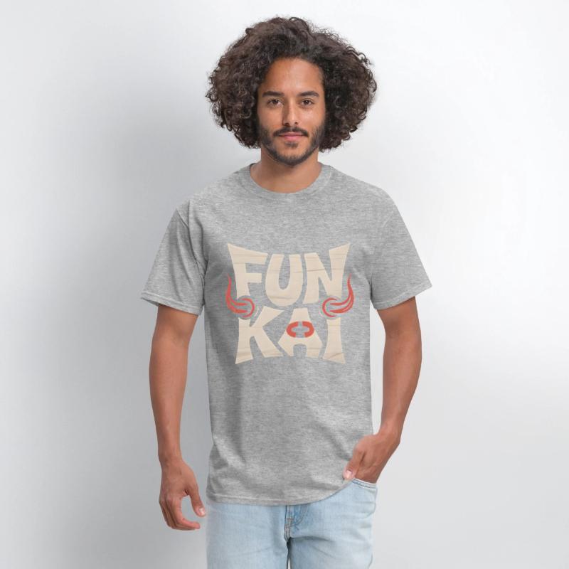 FUN KAI Tribal Typography – Bold Logo Tee