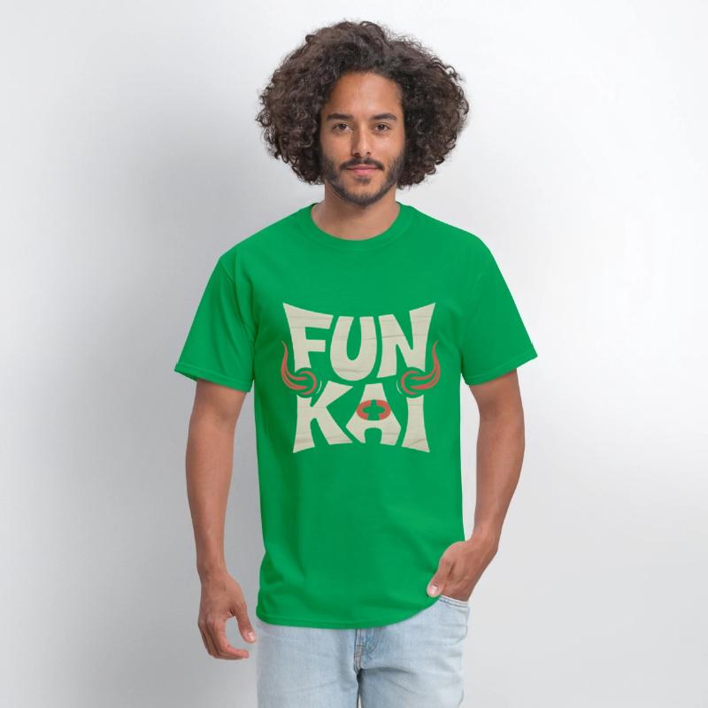 FUN KAI Tribal Typography – Bold Logo Tee