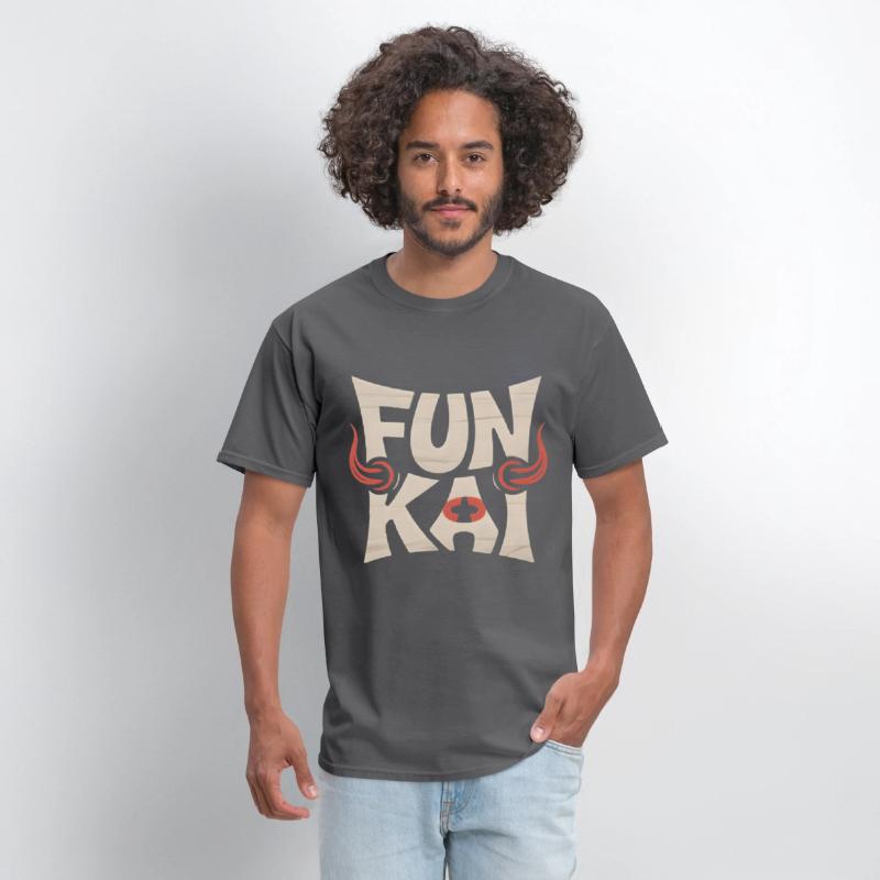 FUN KAI Tribal Typography – Bold Logo Tee