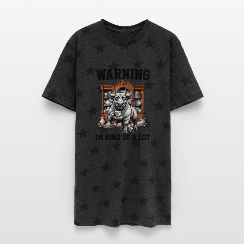 Funny Bull in a China Shop Warning I'm Kind