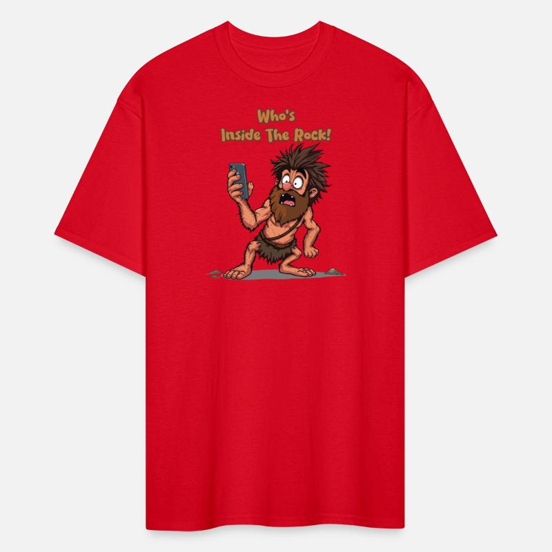 Funny Caveman – Stone Age Meets Modern Technology