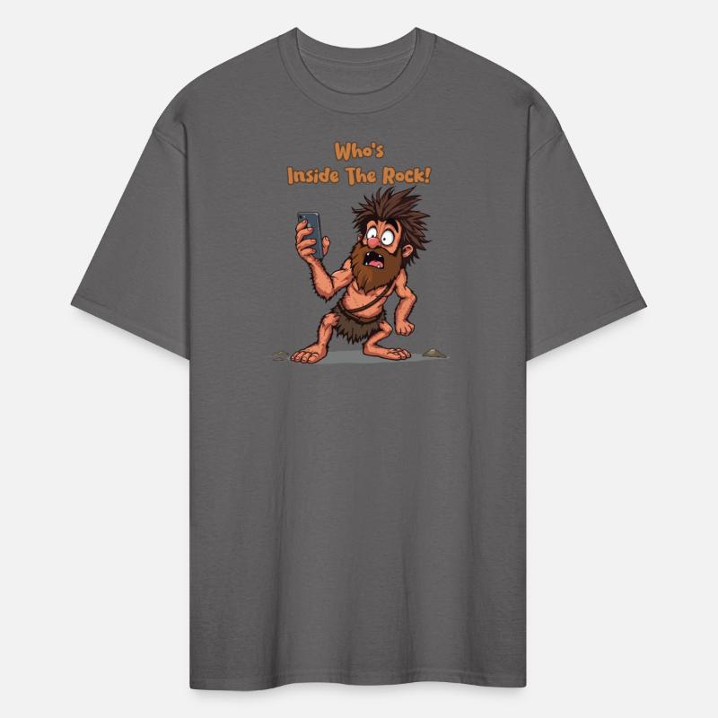 Funny Caveman – Stone Age Meets Modern Technology