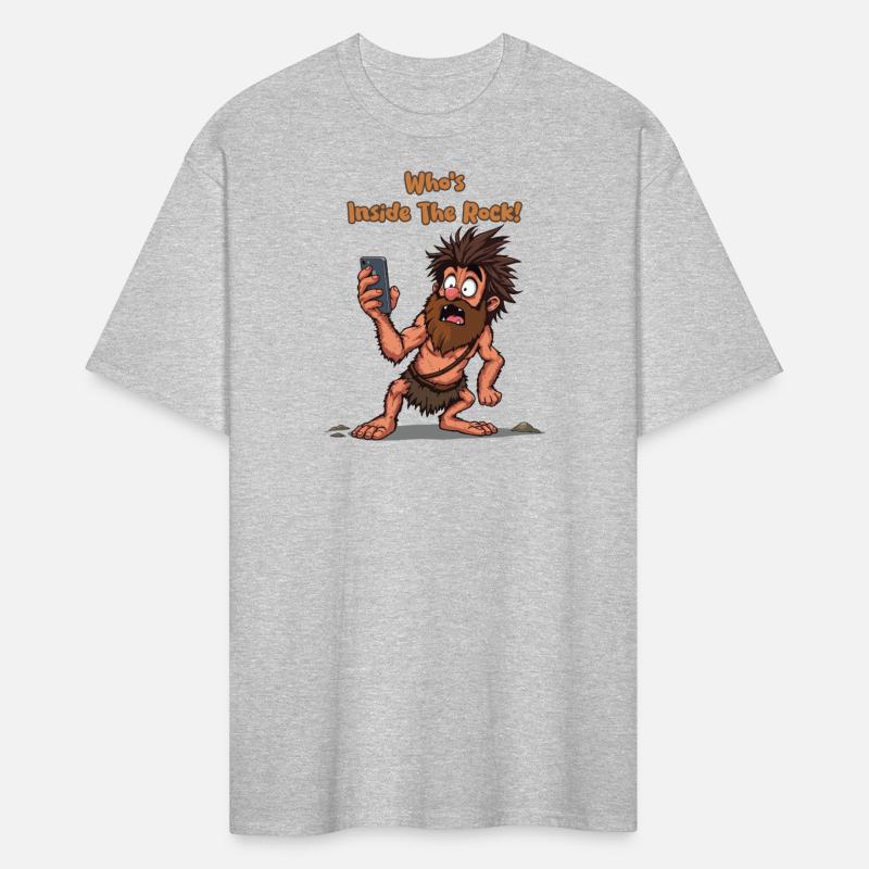 Funny Caveman – Stone Age Meets Modern Technology